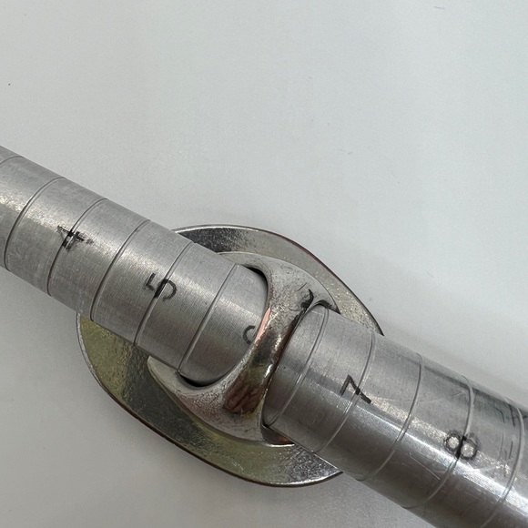 Vintage Faux Turquoise Silver Toned Statement Ring - Picture 6 of 6